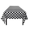 Boland BOL44755 Table Cloth Chequered Flag for Racing Rectangular Plastic