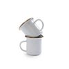 BAREBONES Enamel Espresso Cups, Set of 2