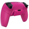 eXtremeRate Nova Pink Rubberized Grip Programable RISE4 Remap Kit for PS5 Controller BDM 010 & BDM 020, Upgrade Board & Redesigned Back Shell & 4 Back Buttons for PS5 Controller -Without Controller