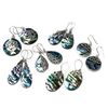 Ancient Wisdom Shell & Silver Earrings - Dragonflies - Abalone