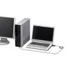 Buffalo BSKM203 BUFFALO Computer Auto Switch (Mouse/Keyboard) with One Cable for Freely Controlling 2 Computers, Black