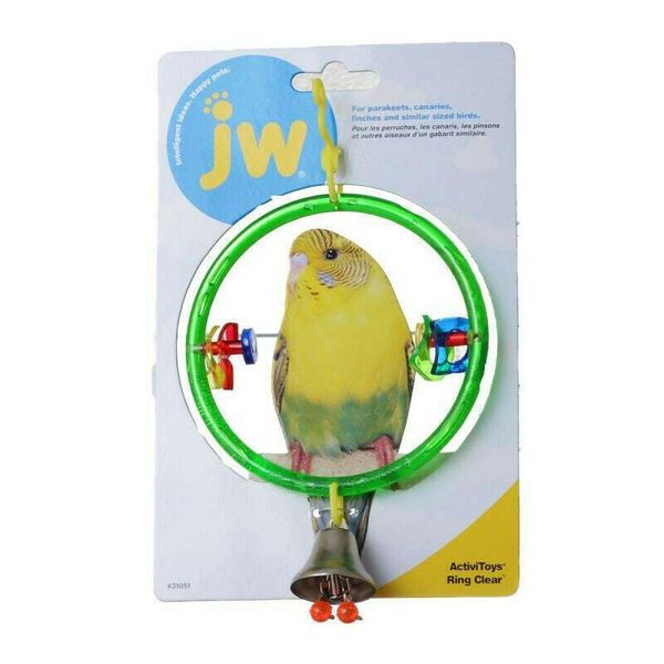 JW Clear Ring Bird Perch