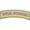 SPECIAL OPERATIONS NAME TAG ROCKER ARC TAB ARMY HOOK MULTICAM TACTICAL PATCH