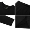 ViCherub Womens Thermal Underwear Set Long Johns Base Layer Fleece Lined Cold Weather Soft Top Bottom Black 2XL