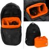 Koolertron Padded DSLR Camera Insert Shockproof Camera Bag Insert Camera Partition Protective Bag Compatible with Sony Nikon DSLR Shot Or Flash Light (Orange)