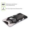Head Case Designs White And Black Armour Collection Hard Back Case Compatible With HTC One A9s