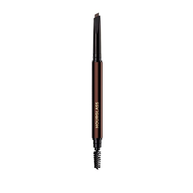 Hourglass Arch Brow Sculpting Pencil. Soft Brunette Shade Mechanical Eyebrow Pencil for Shaping and Filling. Cruelty-Free and Vegan