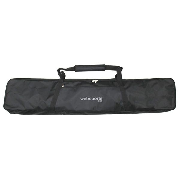 websports 51071 Box-Shaped Short Ski Case, 53.1 inches (135 cm), Holds Up to 53.1 inches (135 cm), Holds Short Skis, Junior Skis and Stocks, Ski Bag