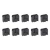 Sourcingmap 10Pcs 2x4Pin 2.54mm Pitch Double Rows Straight Connector IDC FC Ejector Header