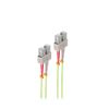 Shiverpeaks Duplex Patch Cable SC/SC 50/125µ, OM5, Lime Green, 5 m