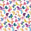 Wrapping Paper 12366A"Butterflies" Gift Wrap Pack with 2 Sheets & 2 Tags, Plastic Free & Fully Recyclable, Multicoloured