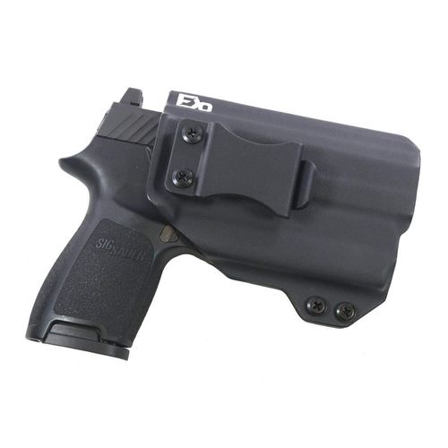 FDO Industries -Formerly Fierce Defender- IWB Kydex Holster Sig P320c w/Olight PL Mini 2 The Winter Warrior Series -Made in USA- (Black)