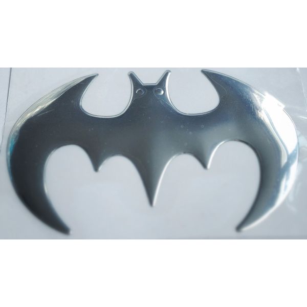 Tinkerbell Trinkets BATMAN Car Emblem Badge Decal 3D Silver/Chrome