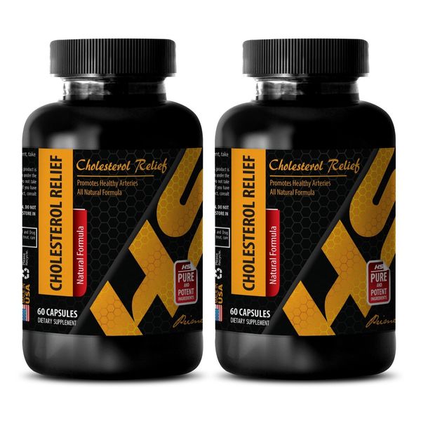 immune support supplement - CHOLESTEROL RELIEF - cholesterol kit - 2 Bottles 120