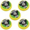 5pk 2" / 50mm Sanding Polishing/Backing Pad with M6 Thread for Air Sander