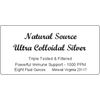 Natural Source Ultra Silver - 8oz Glass Bottle (Free Ship)