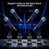 LEKATO 5.8G Wireless Microphone Transmitter Receiver System Plug On XLR 100ft