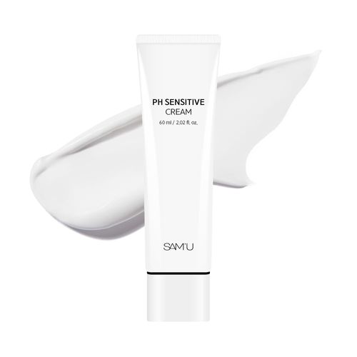 SAM'U Official · Genuine Samu PH Sensitive Cream 60ml Tube Type Moisturizing Cream, Ceramide, Face Cream, Concentrated Adhesion Moisturizing, Weak Acid Cream, PH Cream, Moisture Balance, pH Balance,