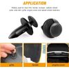 Versatile 200 PCS Auto Body Retainer Clips Kit - Six Sizes for Multiple Vehicles