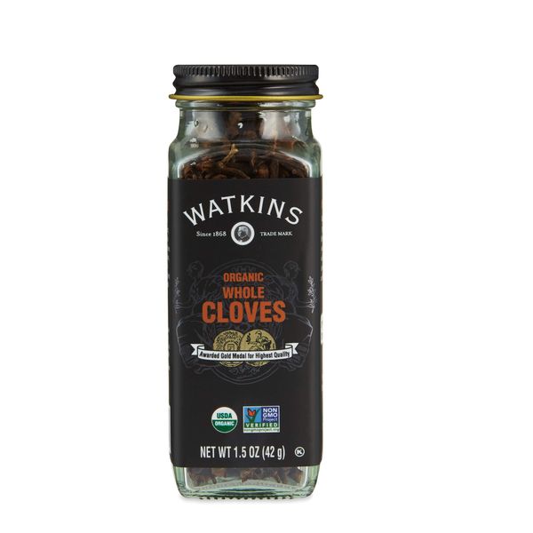 Watkins Gourmet Organic Spice Jar, Whole Cloves, Non-GMO, Kosher, 1.5 oz. Bottle, 1-Pack