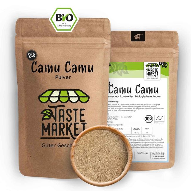 1 kg BIO Camu Camu Pulver | aus kontrolliert biologischem Anbau | natürliches Vitamin C