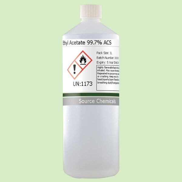Ethyl Acetate 99.7% ACS 1L Including Delivery