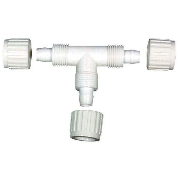 Flair-It 16820 Plastic Tee, 0.5" Size