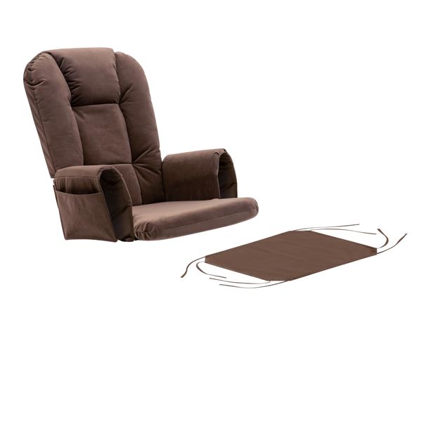 Rejoice Home Castaway Glider Rocking Chair Replacement Cushion Set - Brown