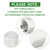 TAISHER 2PCS 304 Stainless Steel Cap Pipe Plug Socket Fitting 3/4" NPT Female