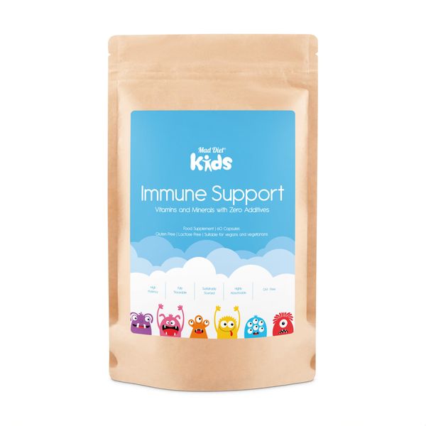 Kids Immune Support – Zero Additives – 60 Capsules - Non-GMO Immune Support for Kids