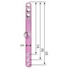 Toami SM Handcuffs Pastel Pink 28091