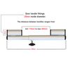 Sevko Patio Door Lock with Protection Inserts, Prevents Scratches, Easy Install, Extra Security, White
