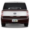 iPick Image for Ford Flex in 3D on Mirror Chrome Metal License Plate Frame