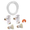 SharkBite 25087 Faucet Installation Kit, Angle Stop, Plumbing Fitting Quarter Tu