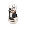 sourcingmap 5Pcs 5.5mmx2.1mm DC Power Jack Socket Female Panel Mounting Connector