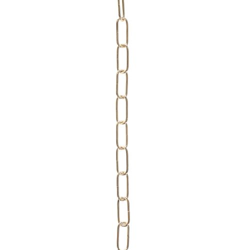 Aspen Creative Warm Brass, 21120-13-1, Steel 3 Feet Heavy Duty Chain for Hanging Fixture/Swag Light/Plants, 10 Gauge