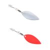 Balzer Screw Spinner Blades (Silver/Red) 23 mm