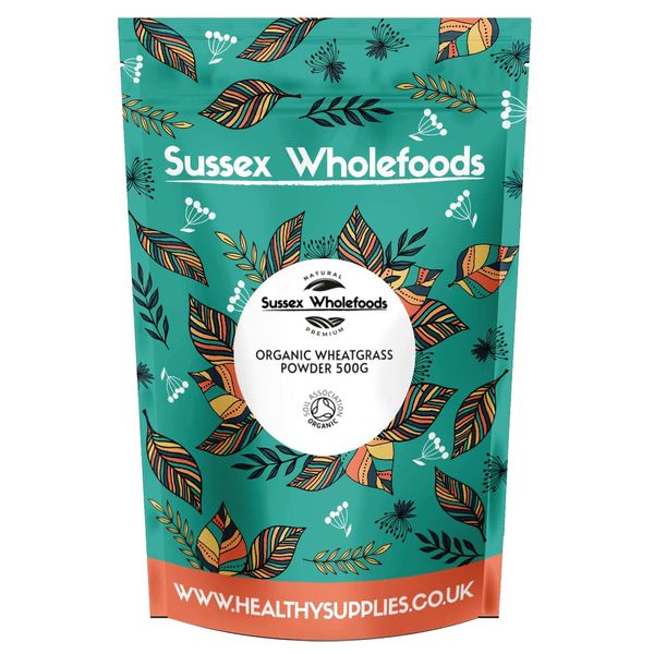 Sussex Wholefoods Organic Wheatgrass Powder 500g