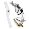Armis Espag Cranked Window Handle - Left, Black, 40mm