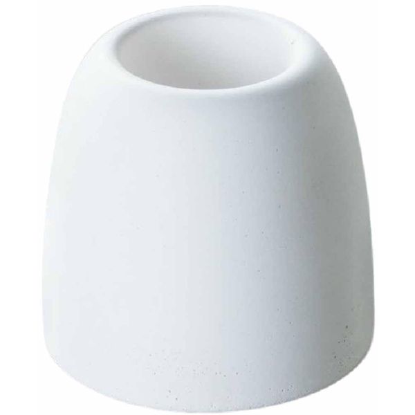 Anesty Company HO2215 Karari Porous Ceramic Toothbrush Stand, Extra Moisture Absorption, Easy to Fit Interior Use, For 1 Piece Width 1.6 x Depth 1.6 x Height 1.4 inches (4 x 4 x 3.5 cm), White