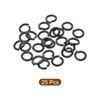 uxcell Split Lock Washer, M8 304 Stainless Steel Spring Lock Washer 25pcs, Black
