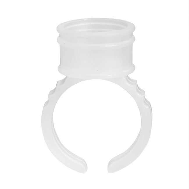 Tattoo Ink Cap, Disposable Tattoo Ink Ring Cups Plastic Microblading Pigment Accessories Holder (100pcs)