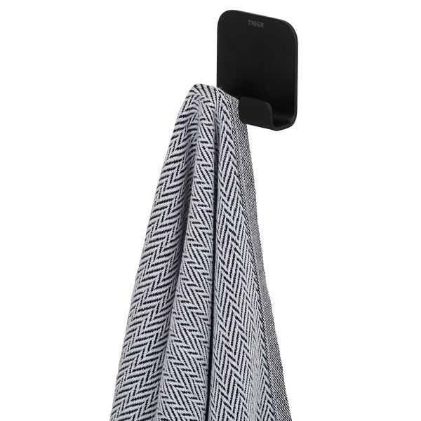 Tiger Colar Towel Hook Black