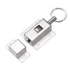 uxcell Door Barrel Bolt, Stainless Steel 304 Ring-Pull Spring Loaded Auto Sliding Lock, 2 Pcs