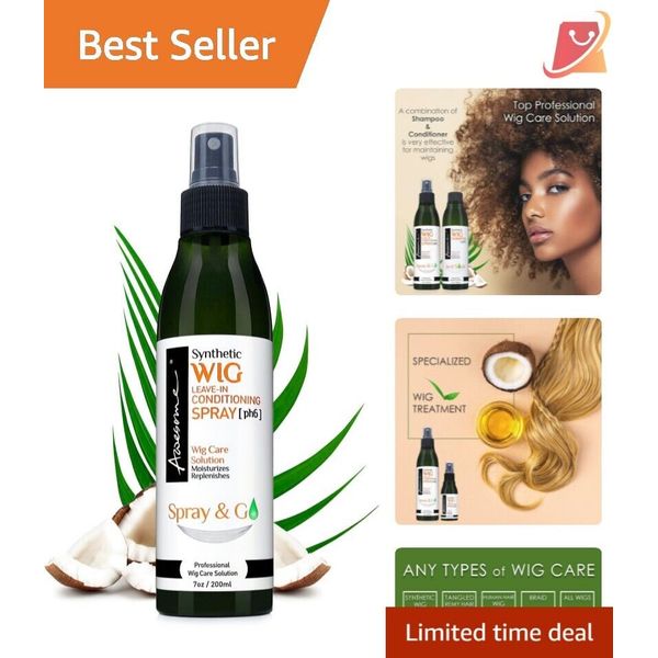 Wig Armor Leave-in Conditioner Spray - Moisturizes & Detangles with Ease