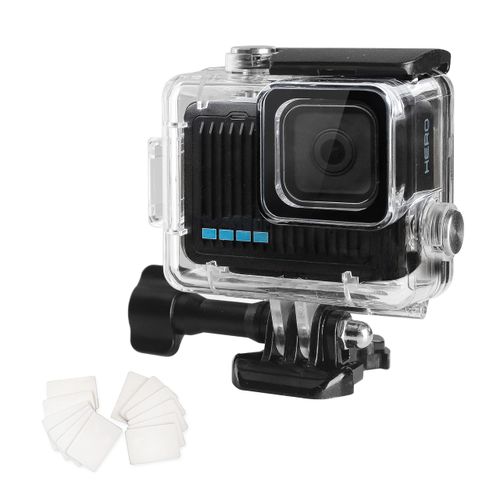 OKFUN Waterproof Diving Protective Case for Go Pro Hero 4K,196FT/60M Underwater Dive Durable Housing for Snorkeling,Surfing&Extreme Sports Hero4K 2024 Action Camera Accessories