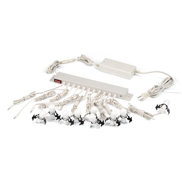 Department 56 Building and Accessory Lighting System,White/ Black