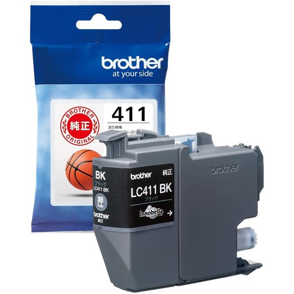 Brother Industry (Genuine Brother Genuine) Ink Cartridge Black LC411BK Compatible Model Numbers: DCP-J926N, MFC-J904N, MFC-J739DN, MFC-J939DN and others Small