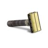 Adjustable Double Edge Safety Razor, The Emperor by VIKINGS BLADE, Long & Fat Handle, Butterfly Twist-To-Open, Eco Friendly, Luxury Case. Smooth, Close, Clean Shaving Razor (Variation: Augustus)