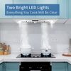 30 in Built-In/Insert Range Hood 800CFM Exhaust Fan Kitchen Stove Touch Control